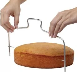 LOUZIR Professionele Taartsnijder - RVS - Taart Zaag - Cake Snijder