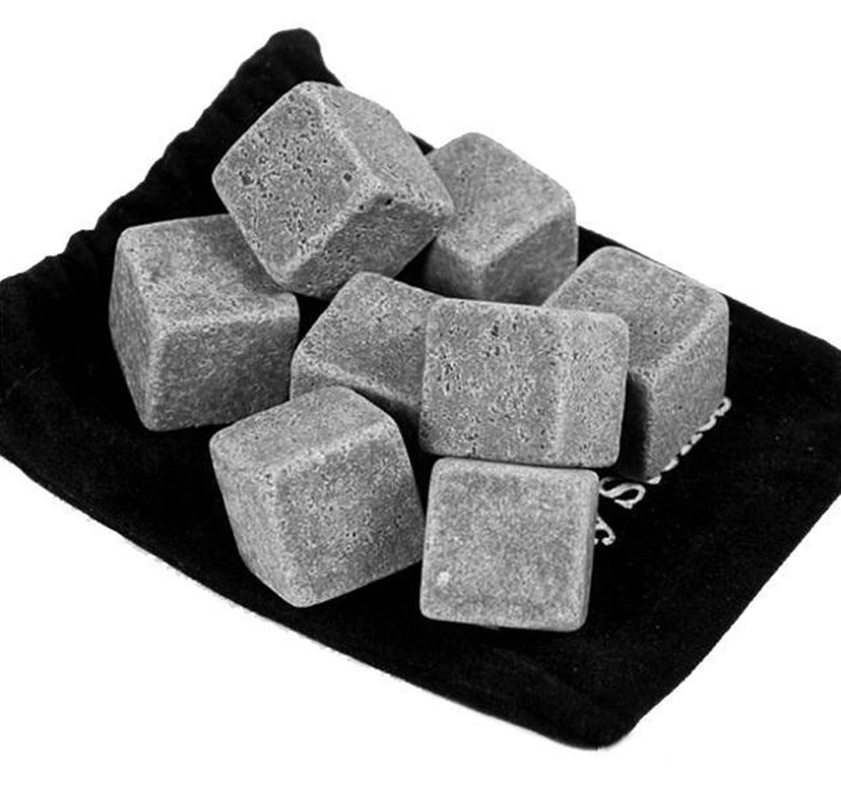 Merkloos Whiskey Stones - IJsblokken Van Natuursteen - 9 Stuks 5 Merkloos Whiskey Stones - IJsblokken Van Natuursteen - 9 Stuks - Afbeelding 3