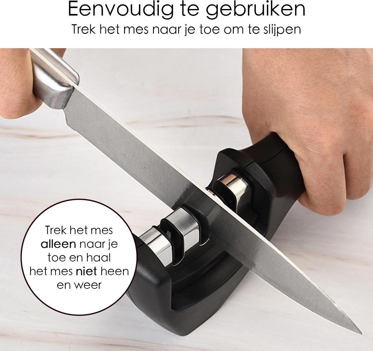 Merkloos Hoogwaardige Messenslijper - Doortrekslijper - Zwart - Anti Slip - Messen Slijper - Slijpen - Mes - Messenslijpers - Professionele Slijper - 3 Standen - Ergonomisch - Messen - Scharen Slijper 6 Merkloos Hoogwaardige Messenslijper - Doortrekslijper - Zwart - Anti Slip - Messen Slijper - Slijpen - Mes - Messenslijpers - Professionele Slijper - 3 Standen - Ergonomisch - Messen - Scharen Slijper - Afbeelding 4