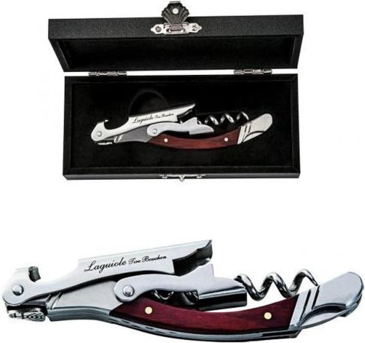 Laguiole Style De Vie Kurkentrekker - In Giftbox - Rozenhout 13 Laguiole Style De Vie Kurkentrekker - In Giftbox - Rozenhout - Afbeelding 11