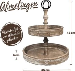 Pazzo Goods - Etagere - 2 Laags - Landelijk - Houten Etagere - -Skimask 1200x1136 10