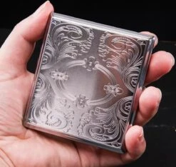 Merkloos Luxe Sigarettenhouder - Sigaretten Box 3 - Sigaretten Opbergdoosje - Sigaretten Koker Metaal - 20 Sigaretten - Cigarettecase -Skimask 1200x1136 7