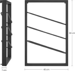 IN.HOMEXL Sandd - Hangend Wijnrek - Industrieel Flessenrek - Minimalistisch - Zwart - Metaal - Voor 3 Wijnflessen - 40 X 7 X 60 Cm 21 IN.HOMEXL Sandd - Hangend Wijnrek - Industrieel Flessenrek - Minimalistisch - Zwart - Metaal - Voor 3 Wijnflessen - 40 X 7 X 60 Cm -Skimask 1200x1137 7