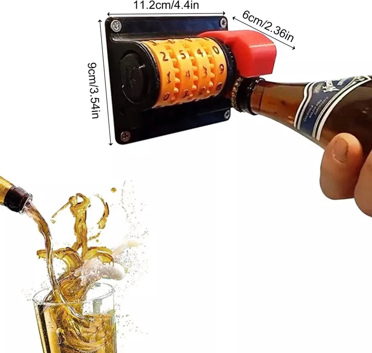 Bieropener Met Teller - Flesopener - Bieropener Muur - Drankopener - Mancave - Bar Accessoires 5 Bieropener Met Teller - Flesopener - Bieropener Muur - Drankopener - Mancave - Bar Accessoires - Afbeelding 3