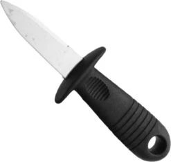 Orange85 Oestermes - Oesterbreekmes - Zwart - 14.5x5x1.7 Cm - RVS