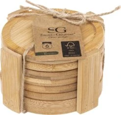 Set Van 6x Ronde Onderzetters Voor Glazen D10 Cm Bamboe -Skimask 1200x1140 13