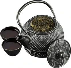 SakuraTea - Theepot Set - 4-delig - Gietijzer - Zwart - 0.8L - 2 Kopjes (100ml) 16 SakuraTea - Theepot Set - 4-delig - Gietijzer - Zwart - 0.8L - 2 Kopjes (100ml) -Skimask 1200x1142 13