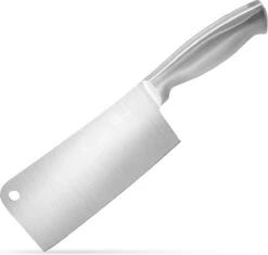 Joejis Zware Kwaliteit Roestvrijstalen Vleeshakmes Hakmes Met Ergonomisch Handvat 17 Cm Groot Mes Enkel Gesmeed Chinees Keukenmes Multifunctioneel Slagersmes Voor Vlees En Harde Groenten