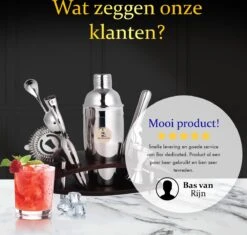 Bar Dedicated - Cocktail Shaker Luxe - Cocktail Set 750 ML - Inclusief Nederlandstalig Receptenboek - Pasen 10 Bar Dedicated - Cocktail Shaker Luxe - Cocktail Set 750 ML - Inclusief Nederlandstalig Receptenboek - Pasen -Skimask 1200x1142 5