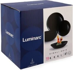 Luminarc Diwali Serviesset - 19-delig - 6 Persoons - Zwart -Skimask 1200x1143 12