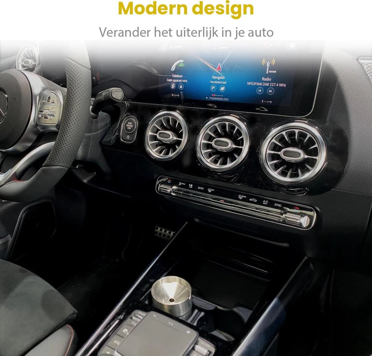 Merkloos Auto Asbak Bekerhouder RVS – 9 X 7 Cm – Zwart – Sigaretten Accessories – Zowel Binnens- Als Buitenshuis 4 Merkloos Auto Asbak Bekerhouder RVS – 9 X 7 Cm – Zwart – Sigaretten Accessories – Zowel Binnens- Als Buitenshuis - Afbeelding 2