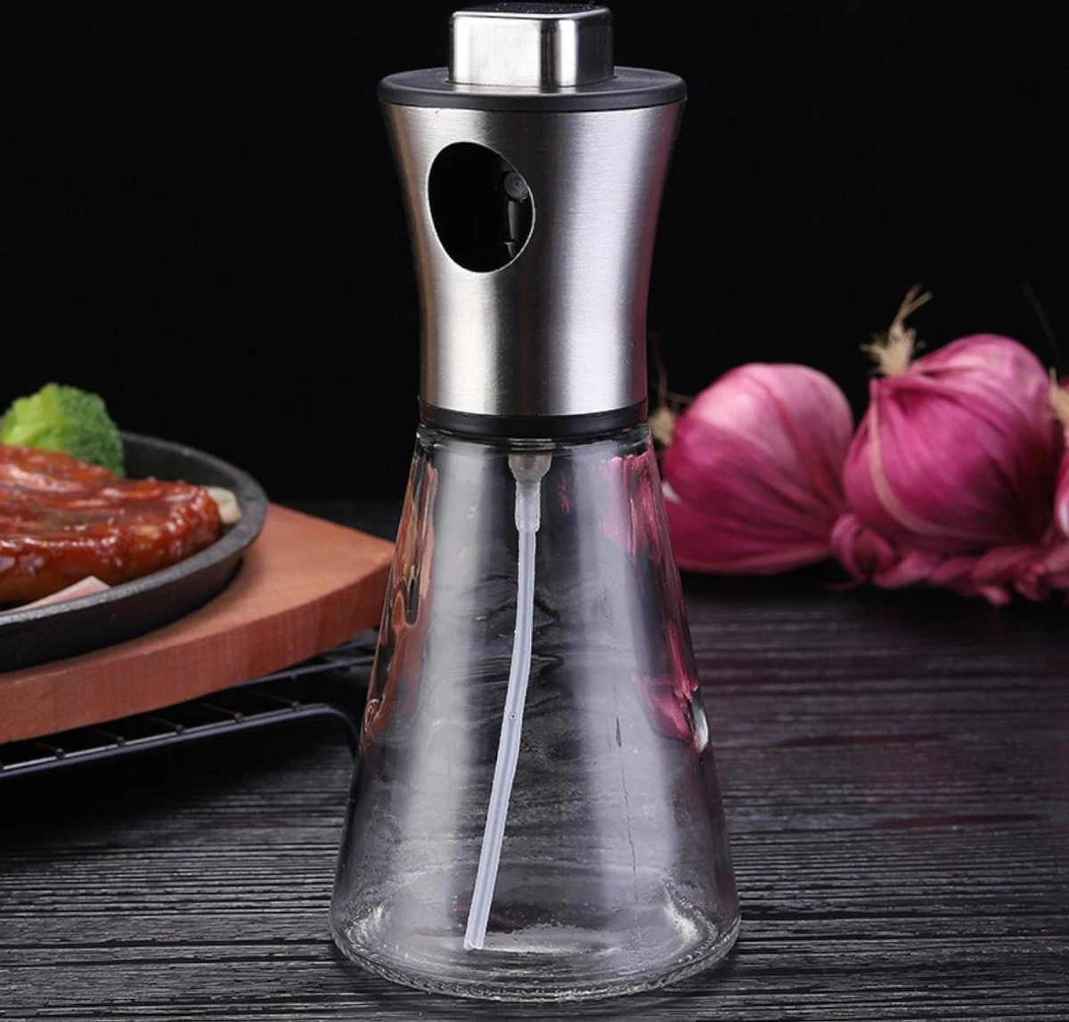 Olijfolie Sprayer – Olijfolie Verstuiver – Olijfolie Spray – Oliespray – Navulbaar – Inclusief Passende Trechter – 200ml 8 Olijfolie Sprayer – Olijfolie Verstuiver – Olijfolie Spray – Oliespray – Navulbaar – Inclusief Passende Trechter – 200ml - Afbeelding 6