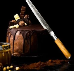 Forged Olive Broodmes 20cm - Olijfhout - In Houten Giftbox -Skimask 1200x1150 5