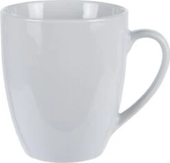 Excellent Houseware Set Van 4x Stuks Bekers/mokken Wit 380 Ml Van Porselein - Melkbekers -Skimask 1200x1152 10