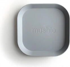 Mushie - Kinderservies Borden Vierkant (Set Van 2) - Borden - Sage -Skimask 1200x1152 13