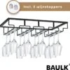 BAULK® - Wijnglazenhouder - Wijnglazenrek - Wijnglazen Rek - Glazenrek - Hangend - Tot 12 Glazen - 2 Gratis Wijnstoppen - 4 Rijen - Zwart 2 BAULK® - Wijnglazenhouder - Wijnglazenrek - Wijnglazen Rek - Glazenrek - Hangend - Tot 12 Glazen - 2 Gratis Wijnstoppen - 4 Rijen - Zwart -Skimask 1200x1152 8