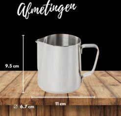 Merkloos Pazzo Goods - Melkkan - Melkkannetje Opschuim - Zilver - 350 Ml - Premium Kwaliteit - RVS - 13 Merkloos Pazzo Goods - Melkkan - Melkkannetje Opschuim - Zilver - 350 Ml - Premium Kwaliteit - RVS - -Skimask 1200x1153 12