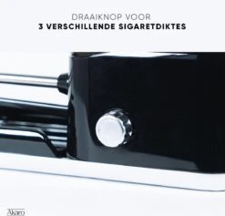 Akaro Elektrische Sigarettenmaker - Zwart - 3 Standen - Opvangbak - Tabaktrechter - Sigaretten Maker Electrisch - Sigaretten Maker - Electrische Sigarettenmachine -Skimask 1200x1153 14