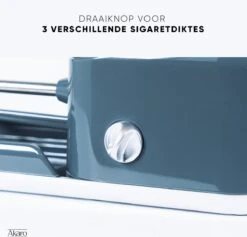 Akaro Elektrische Sigarettenmaker - Grijs - 3 Standen - Opvangbak - Tabaktrechter - Sigaretten Maker Electrisch - Sigaretten Maker - Electrische Sigarettenmachine -Skimask 1200x1153 16