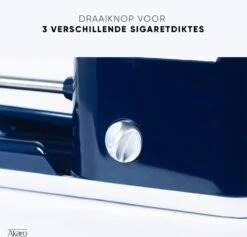 Akaro Elektrische Sigarettenmaker - Blauw - 3 Standen - Opvangbak - Tabaktrechter - Sigaretten Maker Electrisch - Sigaretten Maker - Electrische Sigarettenmachine -Skimask 1200x1153 17