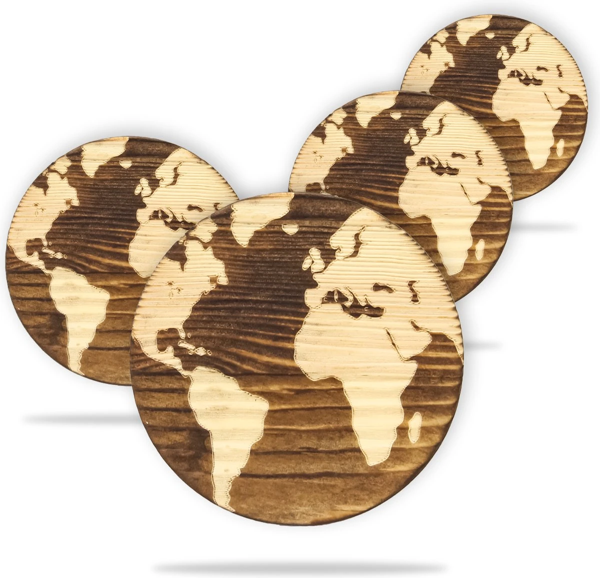 Whisiskey Wereldkaart Onderzetters - Whisky Onderzetter - Onderzetters Voor Glazen - Coasters - Onderzetters Design - Whiskey Glazen - Cadeau Voor Man & Vrouw - Cadeau Voor Mannen En Vrouwen 6 Whisiskey Wereldkaart Onderzetters - Whisky Onderzetter - Onderzetters Voor Glazen - Coasters - Onderzetters Design - Whiskey Glazen - Cadeau Voor Man & Vrouw - Cadeau Voor Mannen En Vrouwen - Afbeelding 4