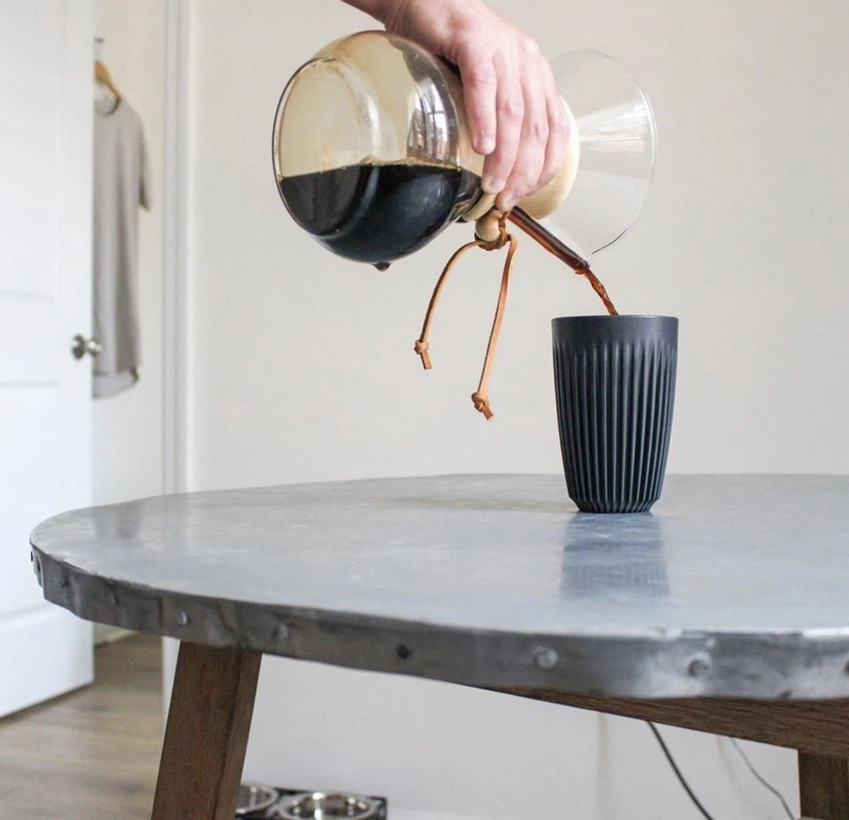 HuskeeCup & Deksel - Koffiebeker - Large - 12oz/36cl - Charcoal 4 HuskeeCup & Deksel - Koffiebeker - Large - 12oz/36cl - Charcoal - Afbeelding 2