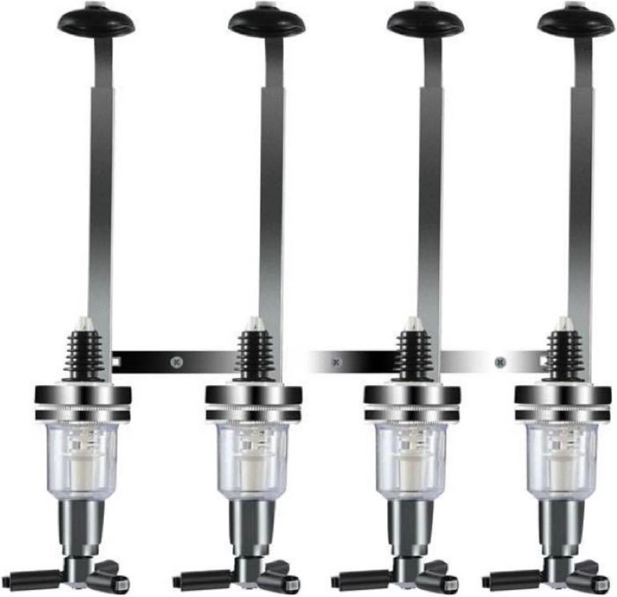 Merkloos Bardispenser - Drankdispenser -Muurdispenser - Bar - Shottapper- Dranktapper - Shotjes - Bar Butler Voor 4 Flessen 5 Merkloos Bardispenser - Drankdispenser -Muurdispenser - Bar - Shottapper- Dranktapper - Shotjes - Bar Butler Voor 4 Flessen - Afbeelding 3