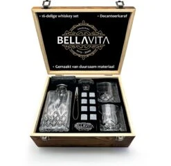 BELLAVITA Whiskey Set - 750 Ml Whiskey Karaf - 2 Whiskey Glazen - Whiskey - Whisky - 8 Whiskey Stones - Decanteerkaraf - Decanter Set - Rum - Karaf 11 BELLAVITA Whiskey Set - 750 Ml Whiskey Karaf - 2 Whiskey Glazen - Whiskey - Whisky - 8 Whiskey Stones - Decanteerkaraf - Decanter Set - Rum - Karaf -Skimask 1200x1162 7