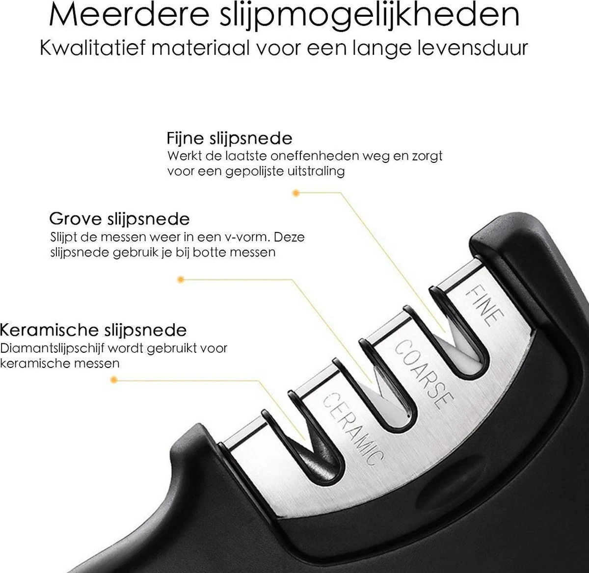 Merkloos Hoogwaardige Messenslijper - Doortrekslijper - Zwart - Anti Slip - Messen Slijper - Slijpen - Mes - Messenslijpers - Professionele Slijper - 3 Standen - Ergonomisch - Messen - Scharen Slijper 9 Merkloos Hoogwaardige Messenslijper - Doortrekslijper - Zwart - Anti Slip - Messen Slijper - Slijpen - Mes - Messenslijpers - Professionele Slijper - 3 Standen - Ergonomisch - Messen - Scharen Slijper - Afbeelding 7
