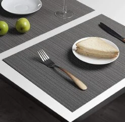 Merkloos Placemats | Set Van 6 Stuks | Antraciet |30 X 45cm | Anti-slip |Hittebestendig |Onderhoudsvriendelijk 11 Merkloos Placemats | Set Van 6 Stuks | Antraciet |30 X 45cm | Anti-slip |Hittebestendig |Onderhoudsvriendelijk -Skimask 1200x1169 13