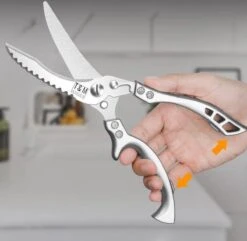 T&M Knives Vleesschaar - Wildschaar En Gevogelteschaar Professioneel - Keukenschaar - Schaar Voor Kip En Vis – Kruidenschaar 16 T&M Knives Vleesschaar - Wildschaar En Gevogelteschaar Professioneel - Keukenschaar - Schaar Voor Kip En Vis – Kruidenschaar -Skimask 1200x1169