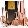 Cocktail Set Bartender Pros™ - Cocktail Shaker - 11-Delige Cocktailset - Boston Shaker - Cocktailshaker - Rose - RVS -Skimask 1200x1171 13