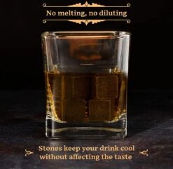 GOURMEO Set Van 8 Whiskystenen + 2 X Kommen + Roestvrijstalen Tang + 2 Kristallen Glazen - Natuurlijke Basaltijsblokjes - Herbruikbare Stenen - Cadeau Voor Mannen En Vrouwen 12 GOURMEO Set Van 8 Whiskystenen + 2 X Kommen + Roestvrijstalen Tang + 2 Kristallen Glazen - Natuurlijke Basaltijsblokjes - Herbruikbare Stenen - Cadeau Voor Mannen En Vrouwen -Skimask 1200x1171 17