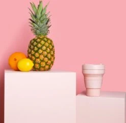 STOJO - Opvouwbare Beker - To Go - Roze - 237ml (8oz) - Herbruikbaar -Skimask 1200x1171 22