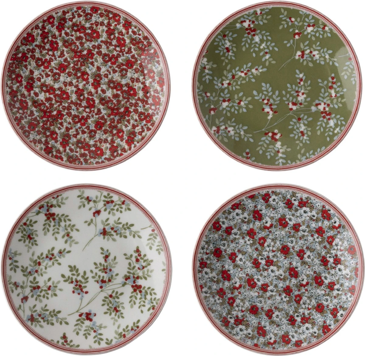 Laura Ashley Stockbridge Collectables - Laura Ashley Giftset 4 Petit Fours 12 Cm 4 Laura Ashley Stockbridge Collectables - Laura Ashley Giftset 4 Petit Fours 12 Cm - Afbeelding 2