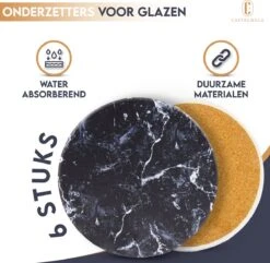Castagnola Keramische Onderzetters Met Houder – Onderzetters Voor Glazen – Onderzetters Design – Onderzettersset – Drink Onderzetters – Keramisch – Kurk – Set Van 6 – Grijs/Zwart 14 Castagnola Keramische Onderzetters Met Houder – Onderzetters Voor Glazen – Onderzetters Design – Onderzettersset – Drink Onderzetters – Keramisch – Kurk – Set Van 6 – Grijs/Zwart -Skimask 1200x1172 10