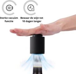 Wijn Vacuüm Pomp - Wine Saver - Wijn Stopper- Vacuum Pomp - Wijnkurk - Wijn Dop - Wijn Pomp - Cadeauverpakking -Skimask 1200x1172 5