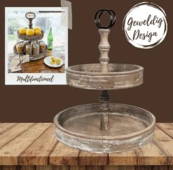 Pazzo Goods - Etagere - 2 Laags - Landelijk - Houten Etagere - -Skimask 1200x1175 16