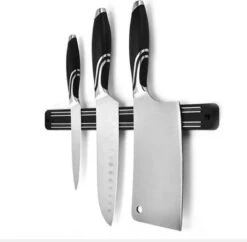 LOUZIR Magnetische Messenhouder - Messenrek - Messenstrip - Messen Ophangen - Magneet Messen - Magneetstrip Messen - 33 CM