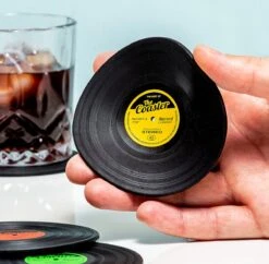 Balvi Set Van 4 LP Onderzetters The Coaster