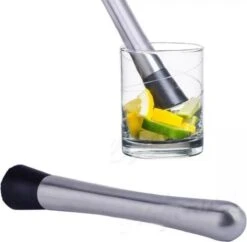 Thuys Cocktailstamper - Cocktail Stamper - Muddler - Tonic Stamper - Citroen Stamper - RVS - Zilver 11 Thuys Cocktailstamper - Cocktail Stamper - Muddler - Tonic Stamper - Citroen Stamper - RVS - Zilver -Skimask 1200x1177 4