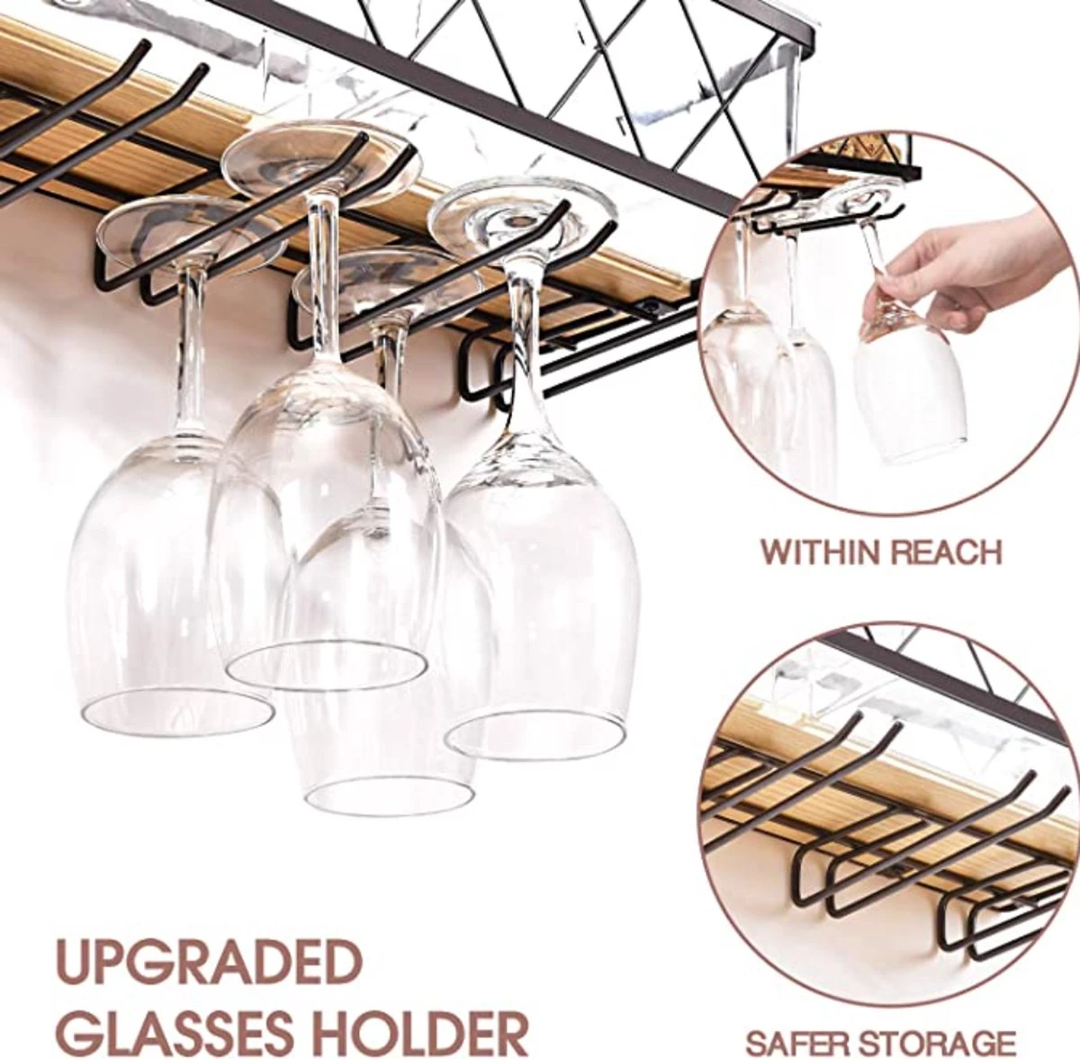 Merkloos Wijnrek Muur Industrieel 5 Flessen – Vintage Metaal Wandmontage Wijnkast Flessenrek Flessendrager Wijnfleshouder 5 Merkloos Wijnrek Muur Industrieel 5 Flessen – Vintage Metaal Wandmontage Wijnkast Flessenrek Flessendrager Wijnfleshouder - Afbeelding 3