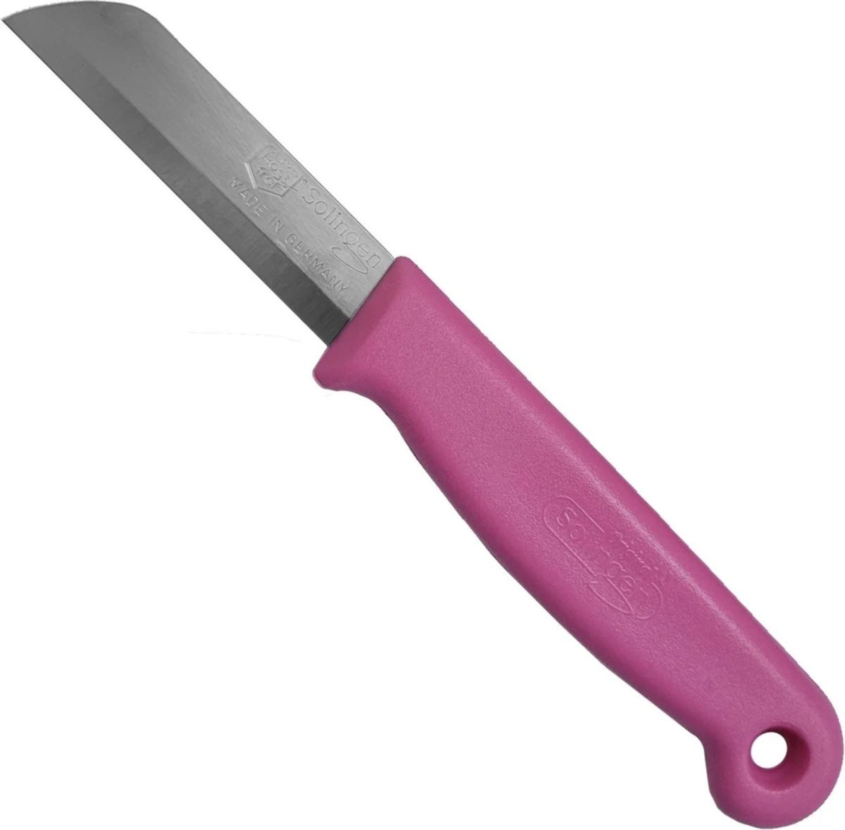 Solingen Schilmesje - RVS Glad - 16 Cm Met "Blade Cover" - Roze - 10 Stuks 8 Solingen Schilmesje - RVS Glad - 16 Cm Met "Blade Cover" - Roze - 10 Stuks - Afbeelding 6