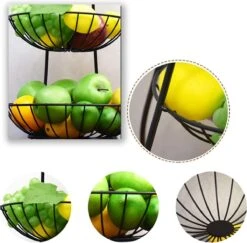 Fruitschaal - Etagere 3 Laags – Fruitmand Metaal - Schaal Decoratie - Voor Fruit / Groente / Snacks / Brood – RVS - 48 X 33 X 33 Cm 11 Fruitschaal - Etagere 3 Laags – Fruitmand Metaal - Schaal Decoratie - Voor Fruit / Groente / Snacks / Brood – RVS - 48 X 33 X 33 Cm -Skimask 1200x1179 20
