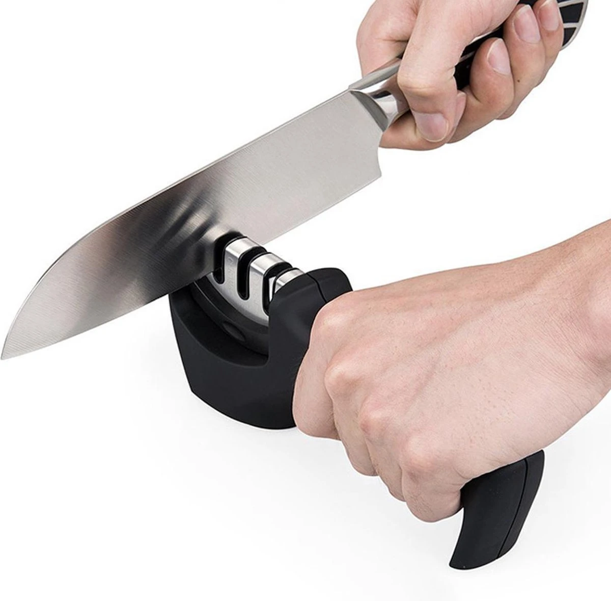 Merkloos Hoogwaardige Messenslijper - Doortrekslijper - Zwart - Anti Slip - Messen Slijper - Slijpen - Mes - Messenslijpers - Professionele Slijper - 3 Standen - Ergonomisch - Messen - Scharen Slijper 3 Merkloos Hoogwaardige Messenslijper - Doortrekslijper - Zwart - Anti Slip - Messen Slijper - Slijpen - Mes - Messenslijpers - Professionele Slijper - 3 Standen - Ergonomisch - Messen - Scharen Slijper