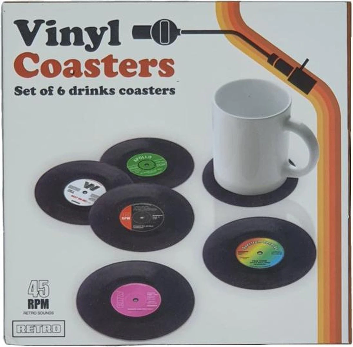 LP Vinyl Onderzetters - 6 Stuks - ODaani 10 LP Vinyl Onderzetters - 6 Stuks - ODaani - Afbeelding 8