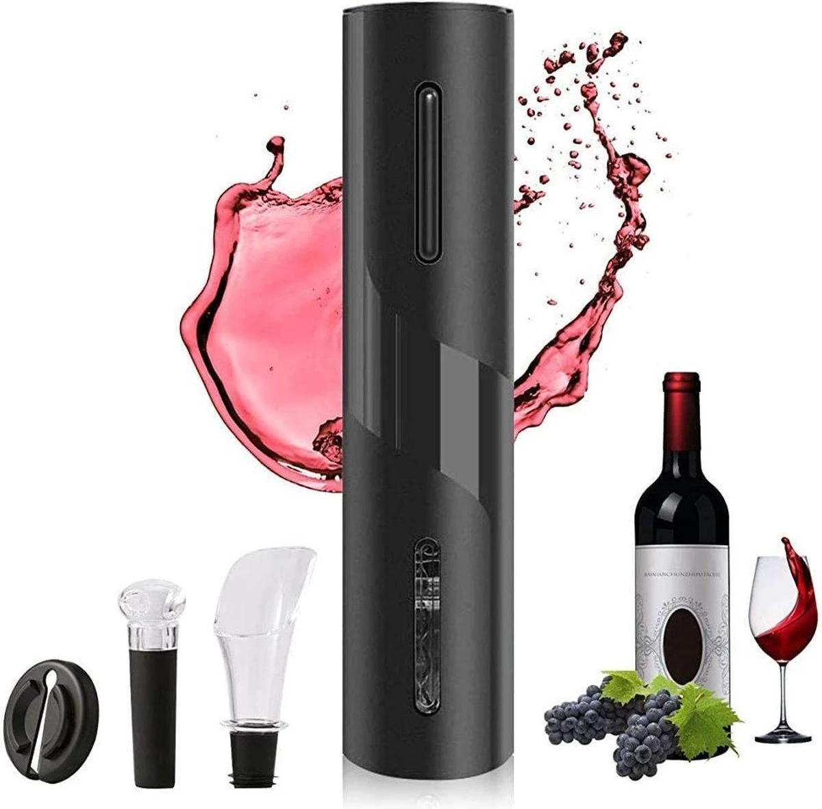 Elektrische Kurkentrekker Oplaadbaar - Wijnset - Wijn Accessoires 10 Elektrische Kurkentrekker Oplaadbaar - Wijnset - Wijn Accessoires - Afbeelding 8