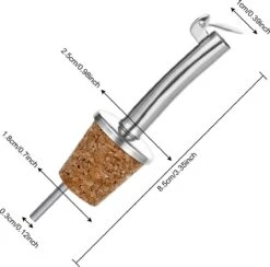 Yakelos 3 Stuks Schenkkurk Schenktuit Met Klepje - Hoogwaardige Kwaliteit - Eenvoudig Doseren -Skimask 1200x1184 7