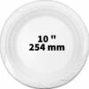 100 Grote Witte PP Borden - 10" - 254mm - Feest, BBQ Borden - Herbruikbaar - Royal Ware -Skimask 1200x1186 24