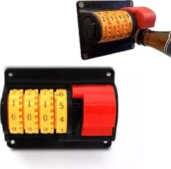 Bieropener Met Teller - Flesopener - Bieropener Muur - Drankopener - Mancave - Bar Accessoires